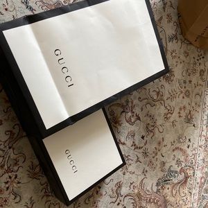 Gucci bag and box
